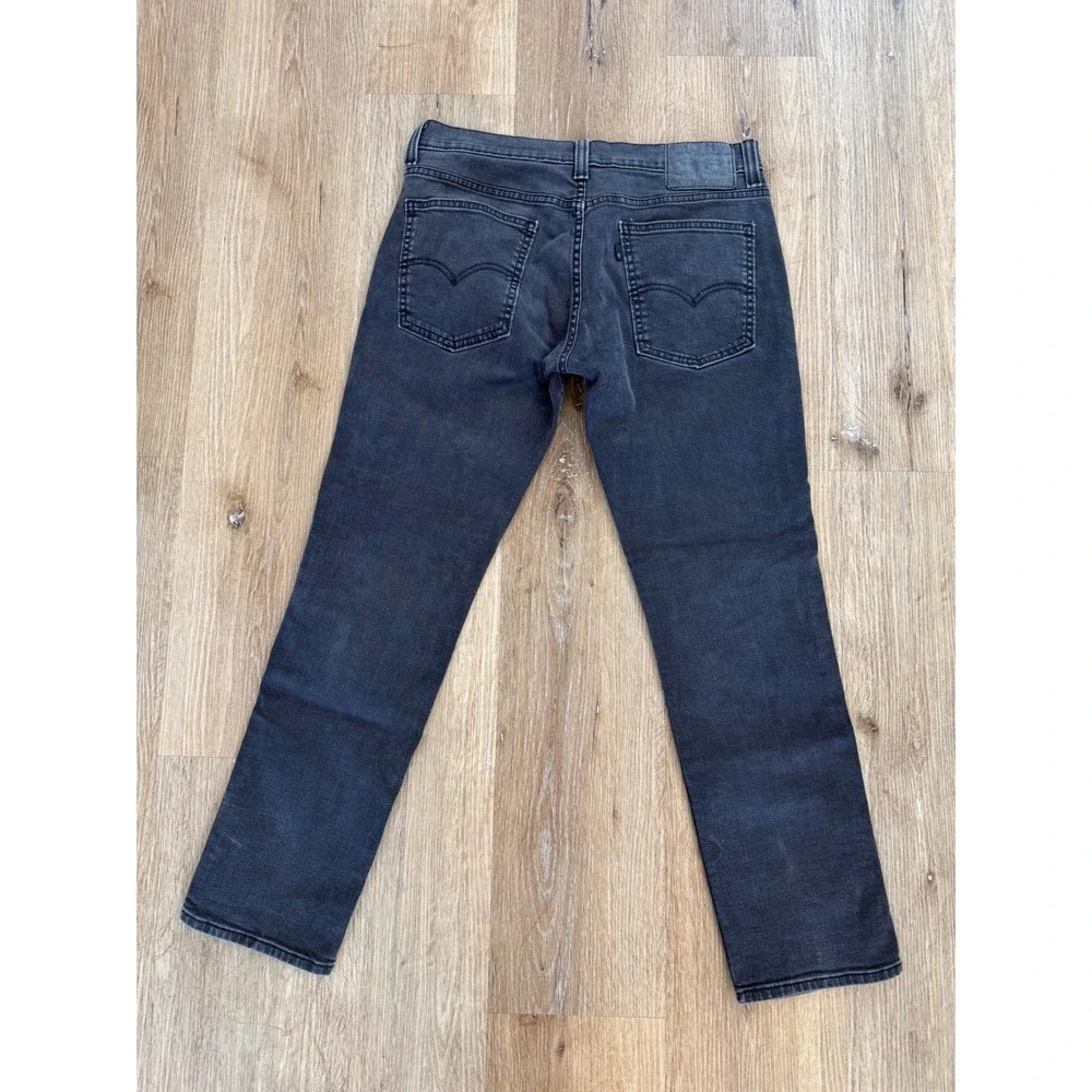 Levis 511 Slim Fit Jeans Mens 32x30 Faded Black Grey Stretch Denim Black Tab
